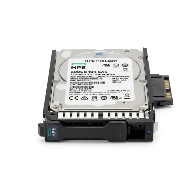 HPE 600GB 10K RPM 12Gbps 2.5-inch SAS Enterprise SmartDrive HDD