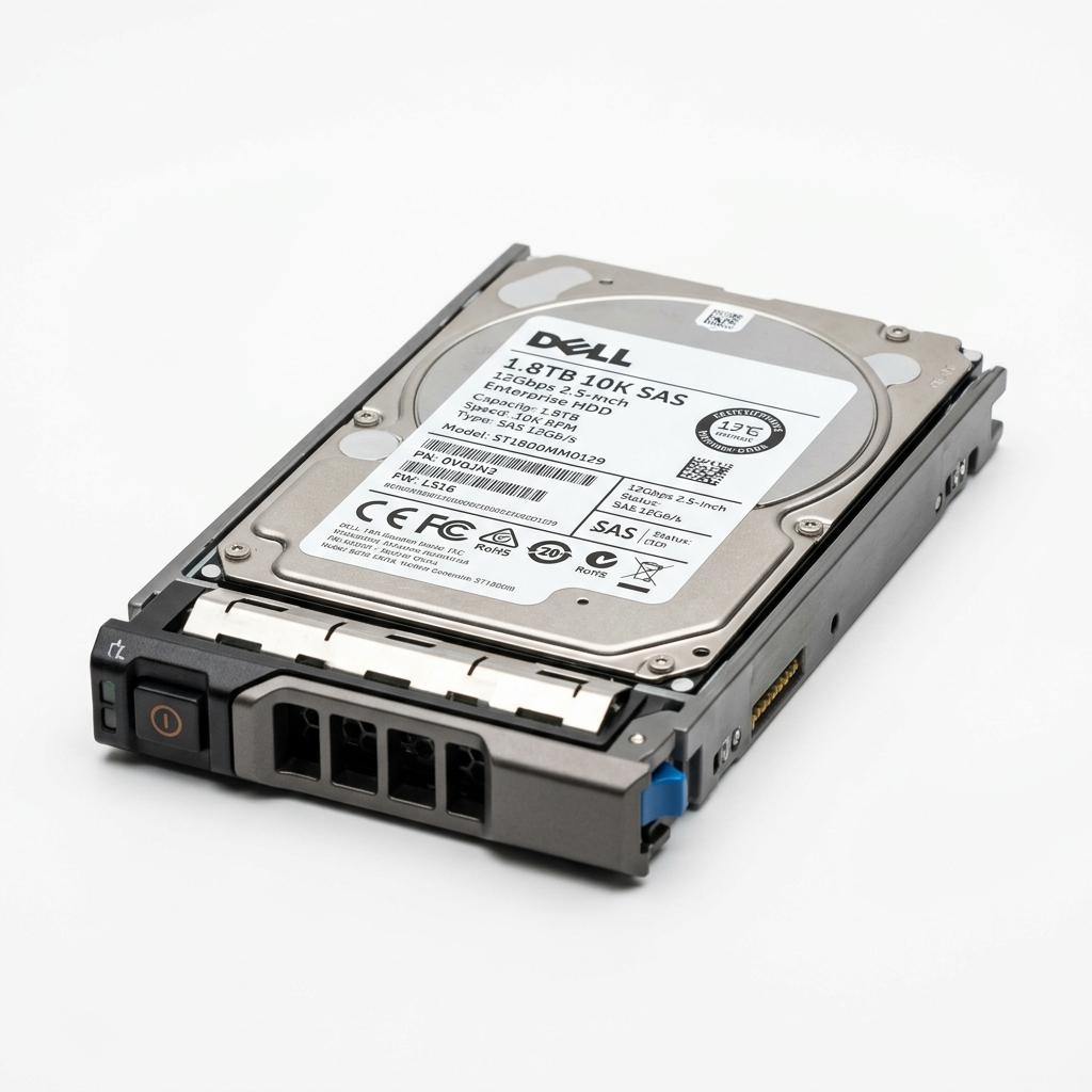 Dell 1.8TB 10K RPM 12Gbps 2.5-inch SAS Enterprise Hard Drive